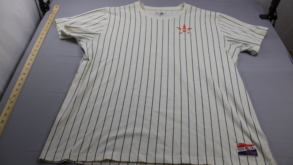 New Era Baseball T-Shirt Houston Astros 1986 All-Star Game Modern Mens 2XL Cream